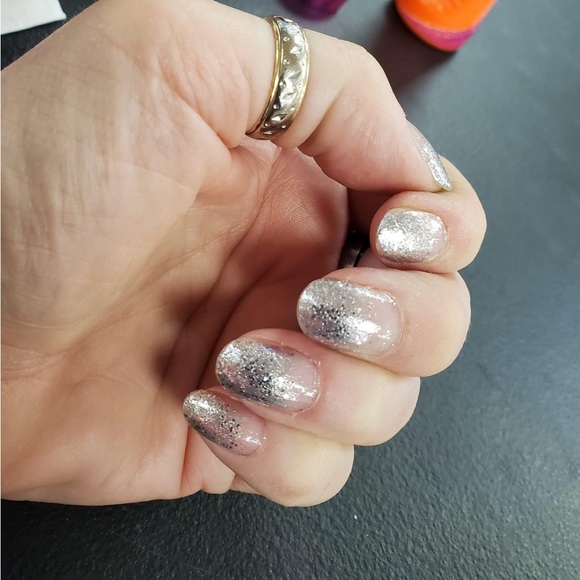 *Retired* Color Street: Dripping in Diamonds | Silver Glitter Overlay Party - Picture 7 of 13